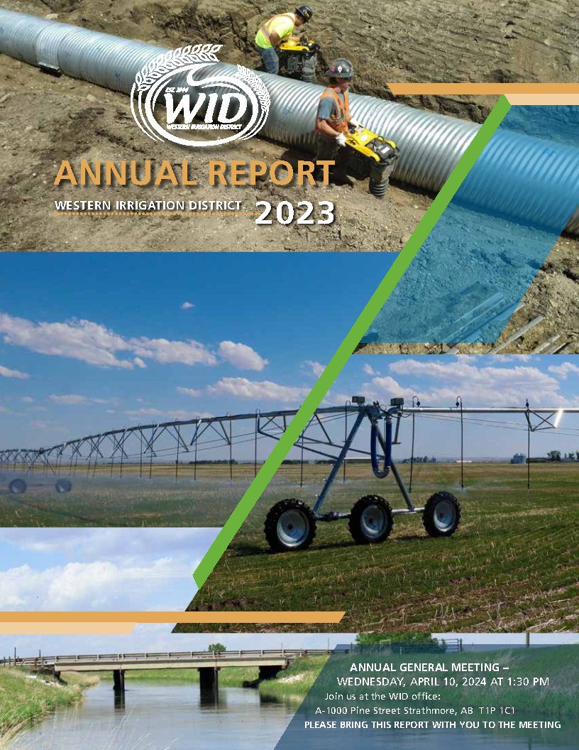 Western Irrigation District - Annual Report 2023 pic